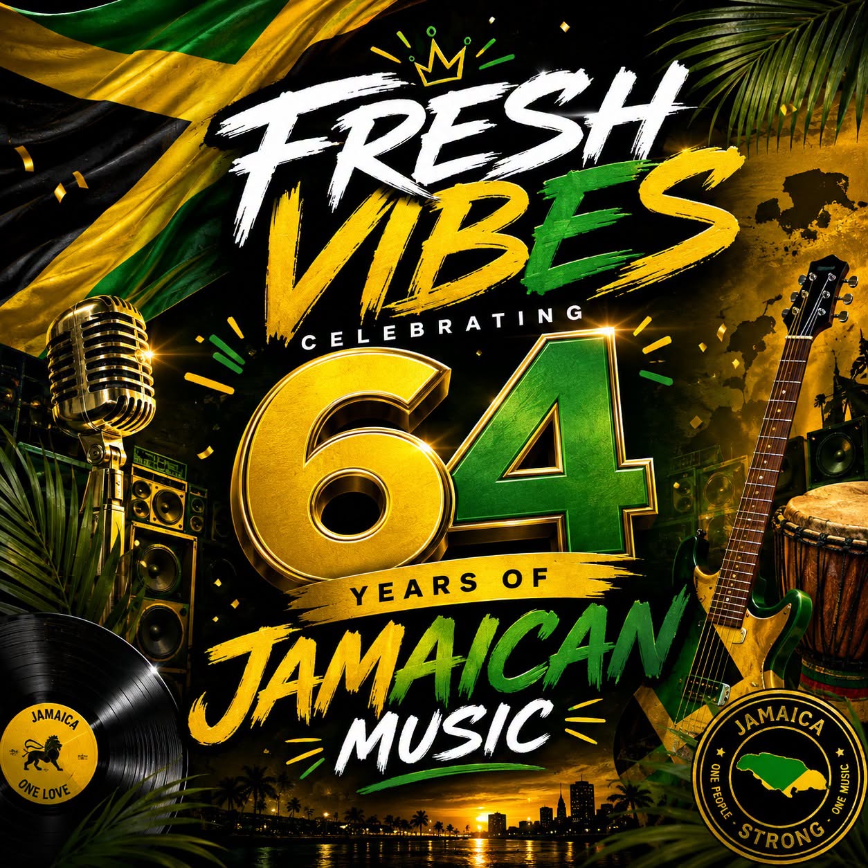 Various Artists – FRESH VIBES AS JAMAICA TURNS 64