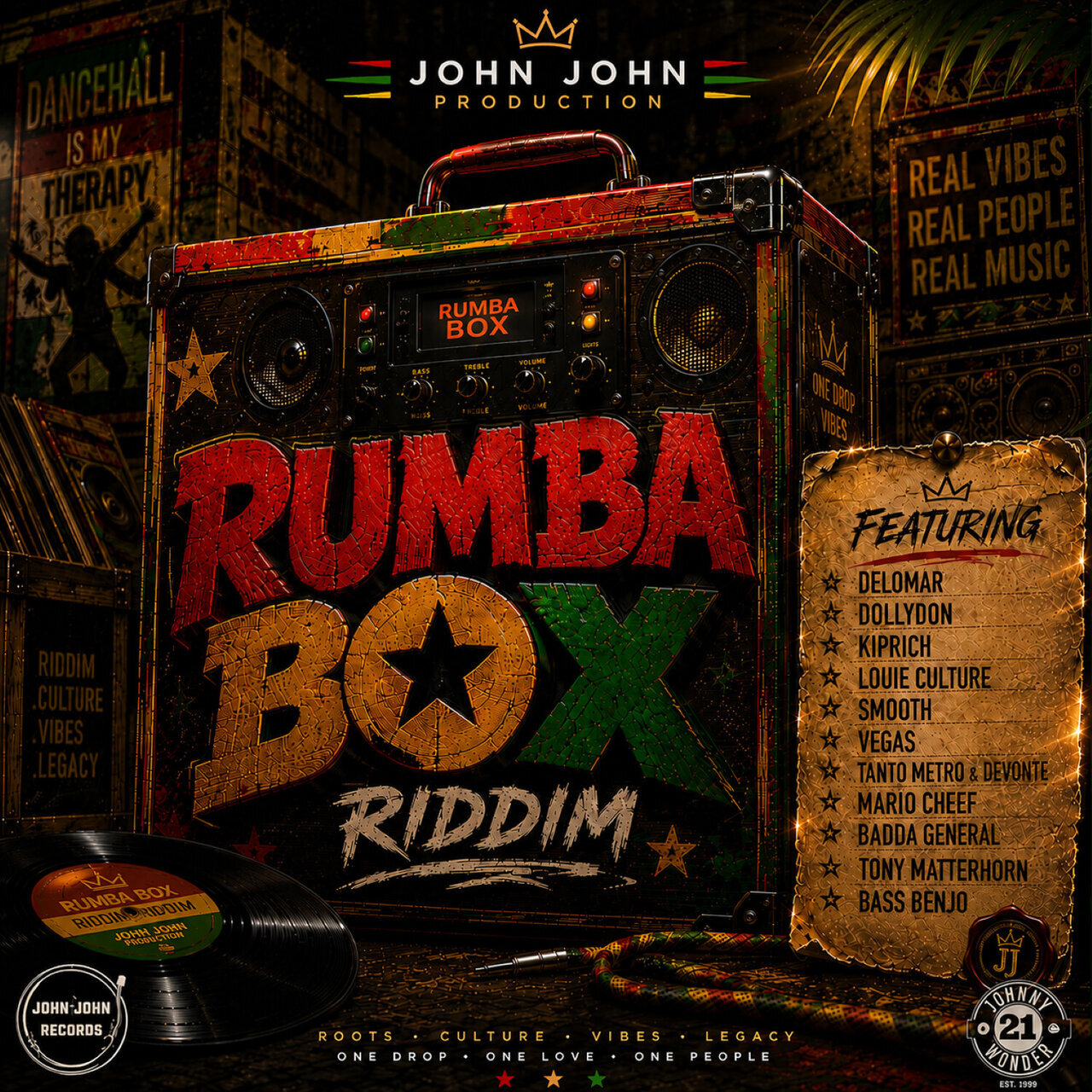 JOHN JOHN RECORDS – RUMBA BOX RIDDIM