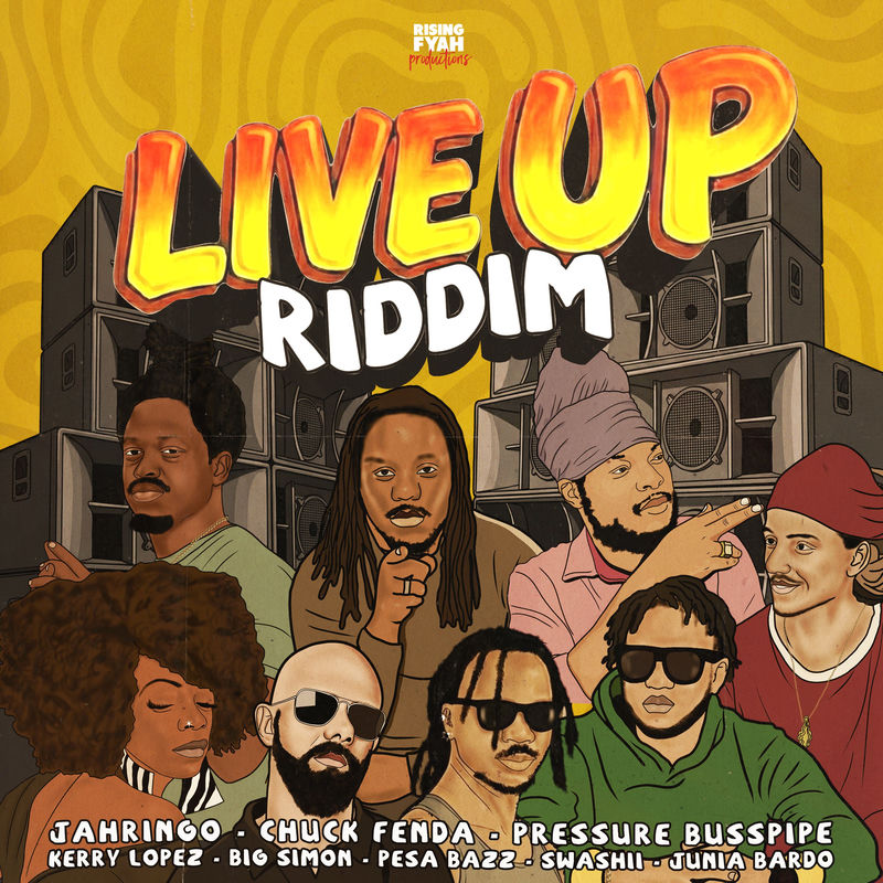 BIGS RECORDS – LIVE UP RIDDIM cover artwork