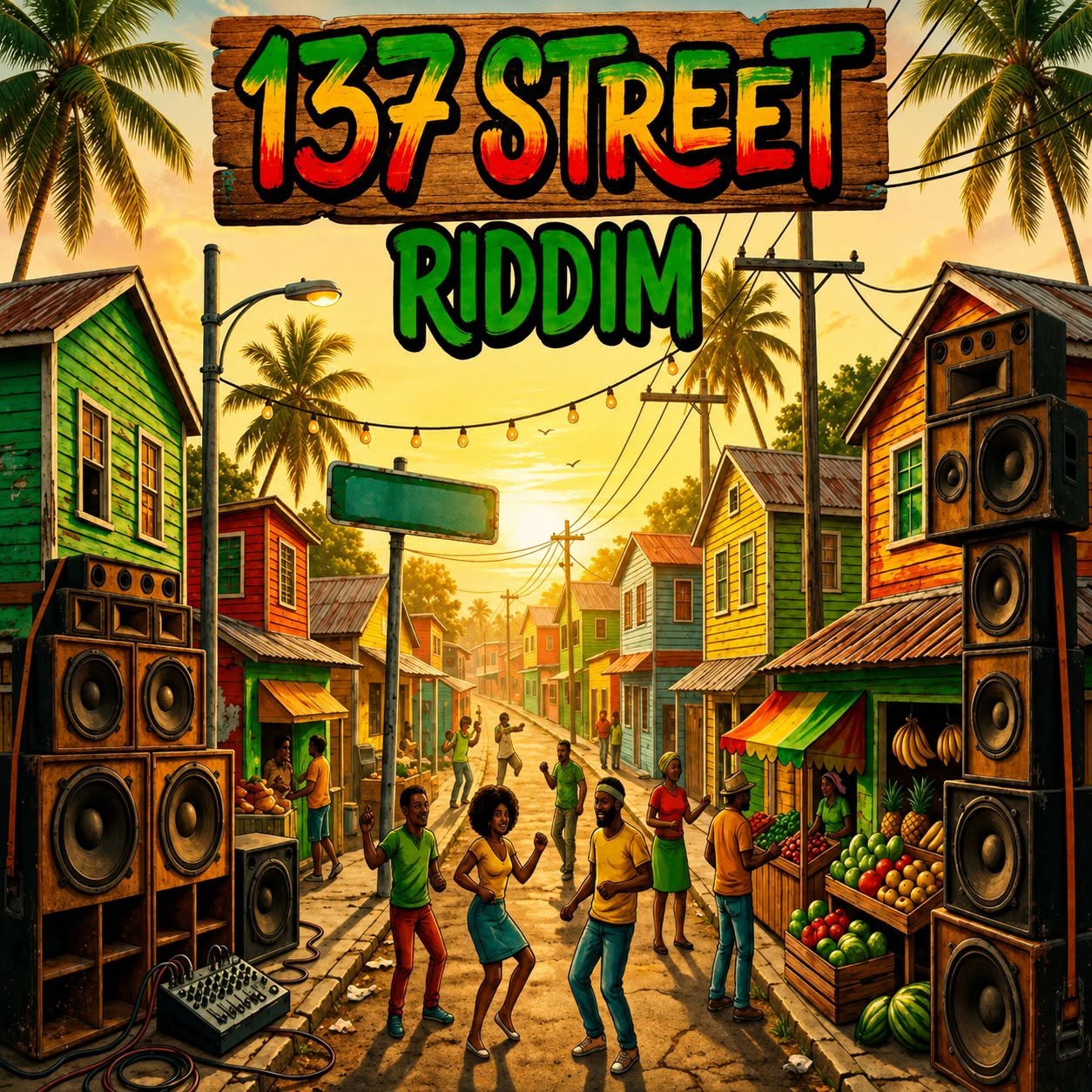 BROWNZ RECORDS – 137 STREET RIDDIM cover artwork